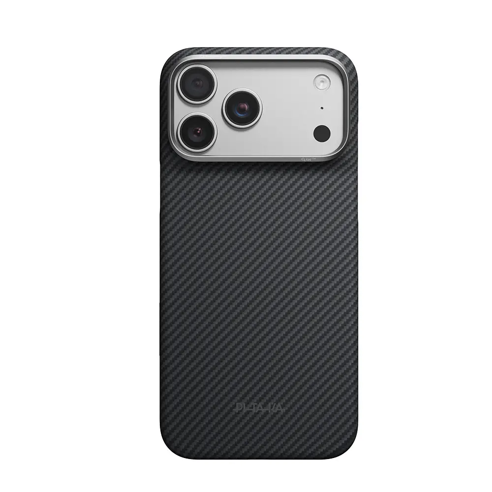 iPhone 18 Pro MagSafe Uyumlu Aramid Fiber Kılıf - Pitaka Ultra-Slim Classic