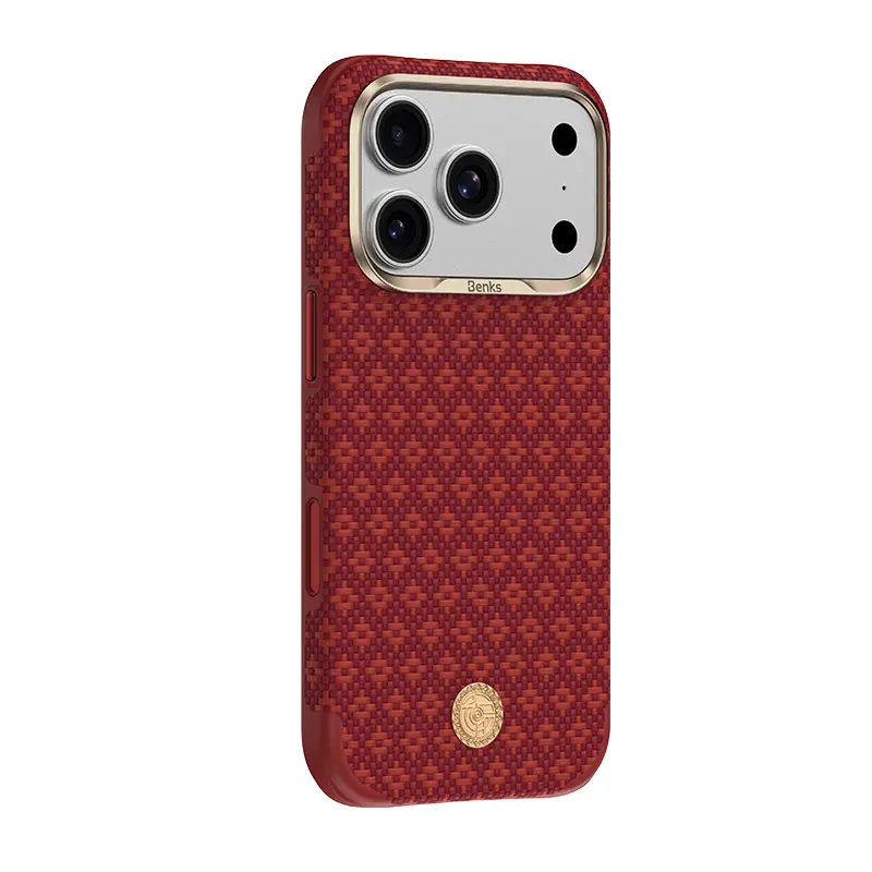 iPhone 18 Pro MagSafe Uyumlu Kevlar Kılıf - Benks ArmorPro ArmorEdge X9