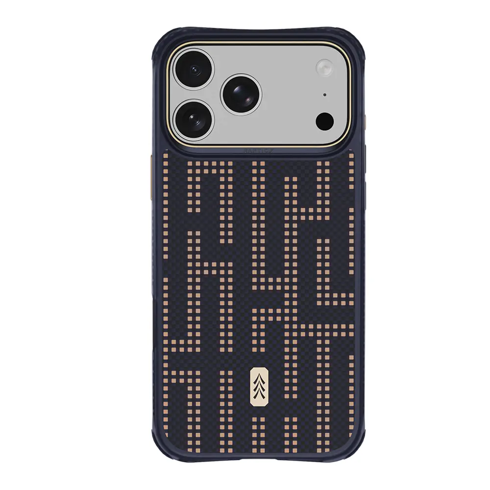 iPhone 18 Pro MagSafe Uyumlu Aramid Kılıf - Raptic Dual Grid