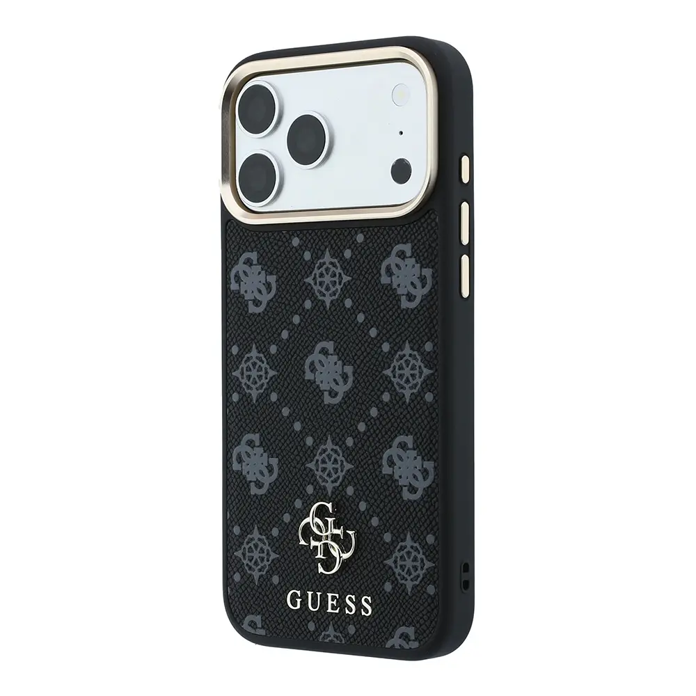 iPhone 18 Pro Max MagSafe Uyumlu PU Deri Kılıf - Guess Peony
