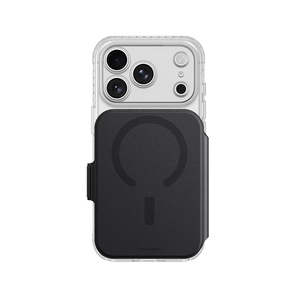 iPhone 18 Pro Max MagSafe Uyumlu Kartlıklı Kılıf - Amazingthing Titan Lens Flip