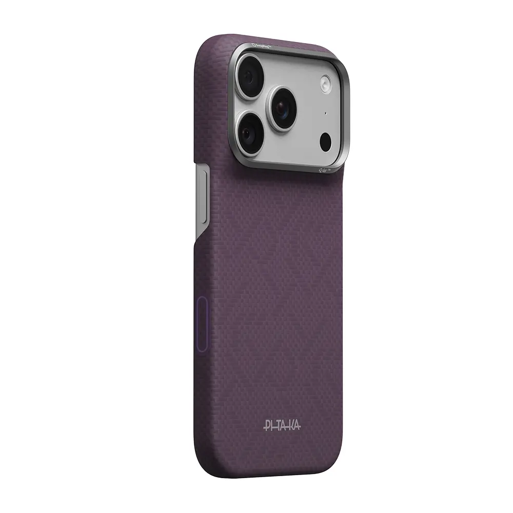 iPhone 18 Pro Max MagSafe Uyumlu Aramid Fiber Kılıf - Pitaka Weaving