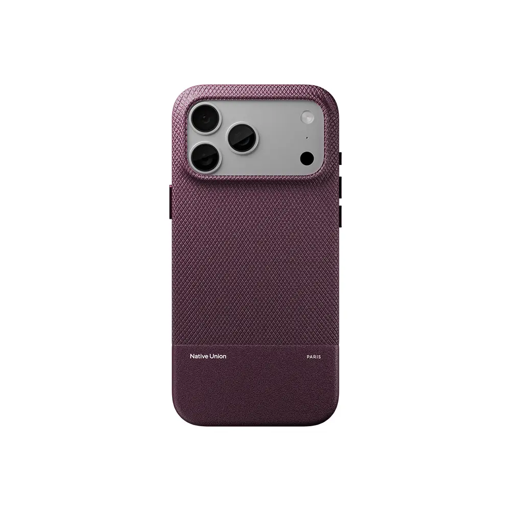 iPhone 18 Pro Max MagSafe Uyumlu Deri Dokulu Kılıf - Native Union RE Classic