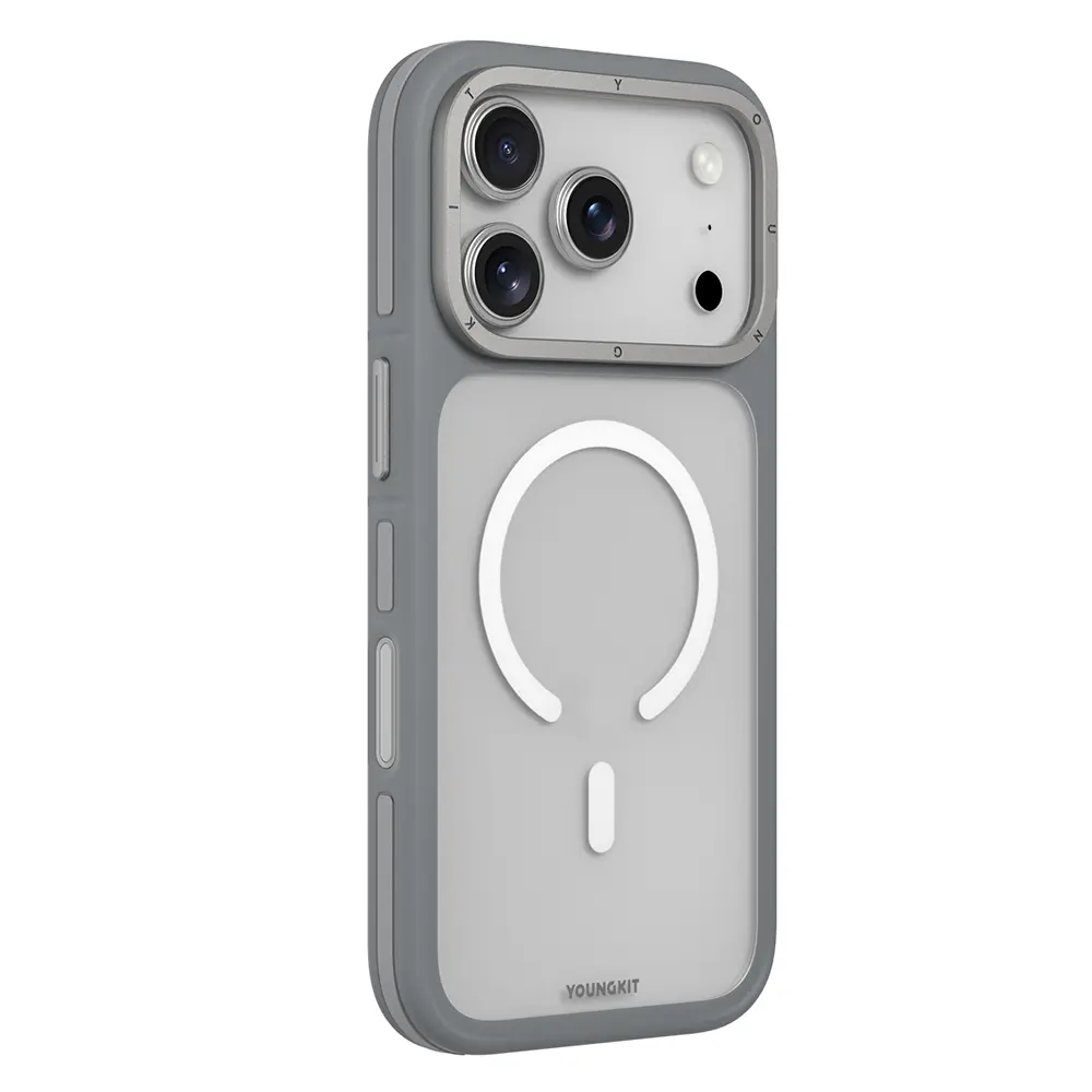 iPhone 18 Pro Max MagSafe Uyumlu Kılıf - Youngkit Rock Sand
