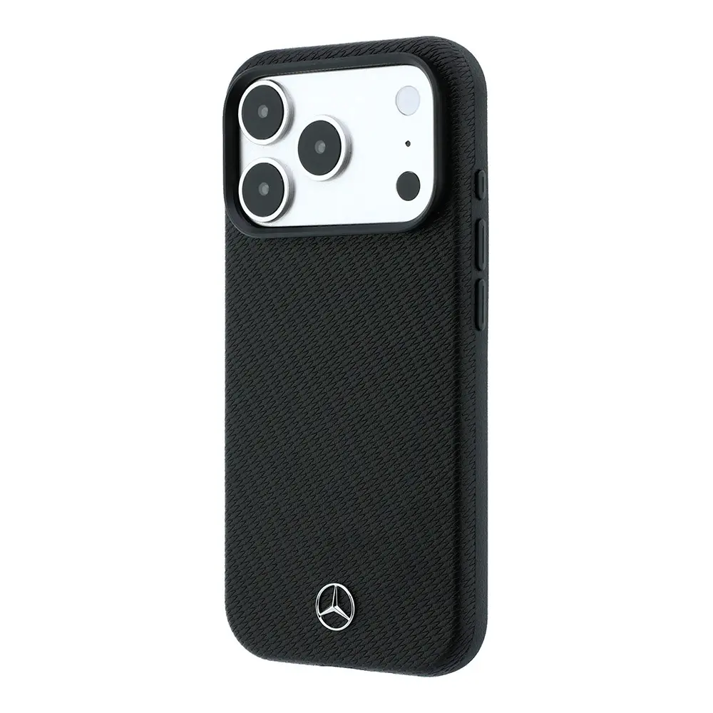 iPhone 18 Pro Max MagSafe Uyumlu Deri Kılıf - Mercedes Benz Wrap Wood
