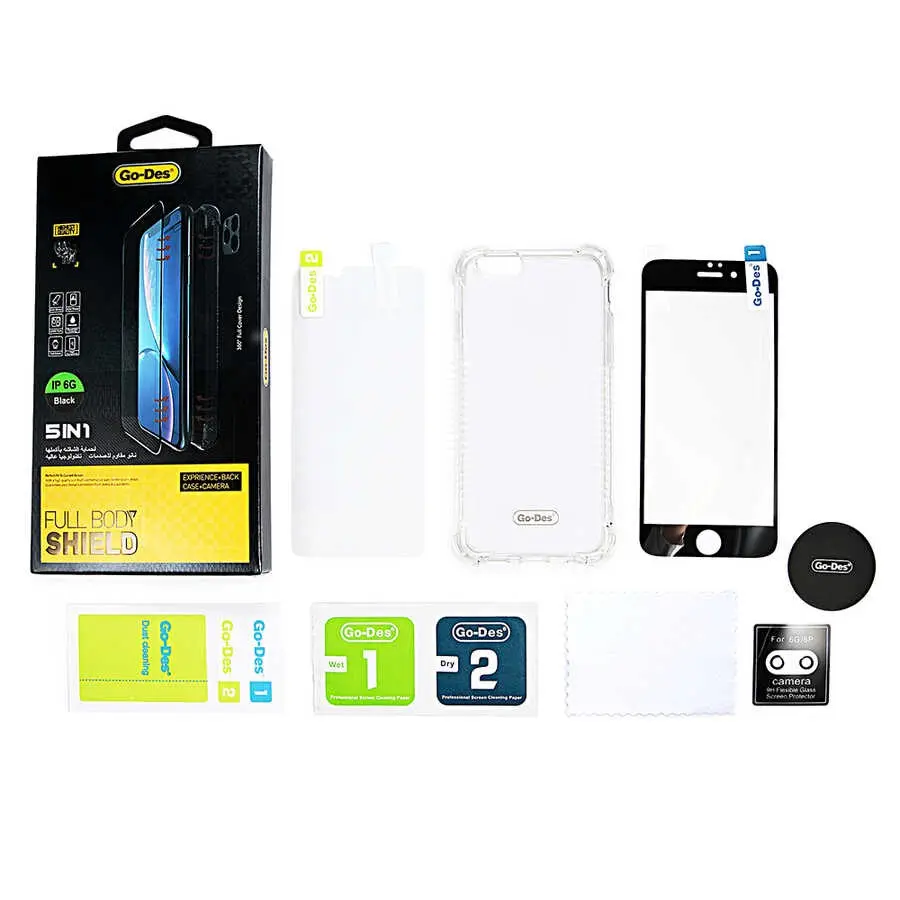 iPhone 12 Mini 5'i 1 Arada Tam Gövde Koruma Seti - Go Des