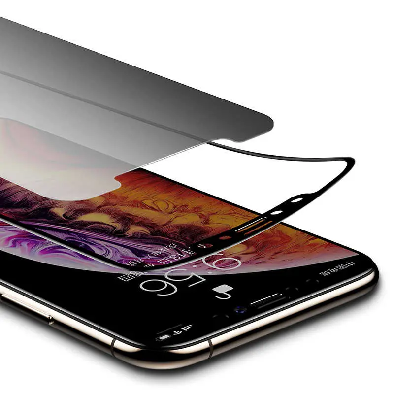 iPhone 12 Mini Gizlilik Ekran Koruyucu - Zore Kor Privacy
