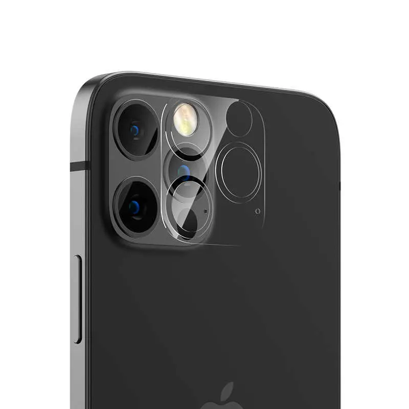 iPhone 12 Pro Max Kamera Lens Koruyucu Cam - Benks Soft
