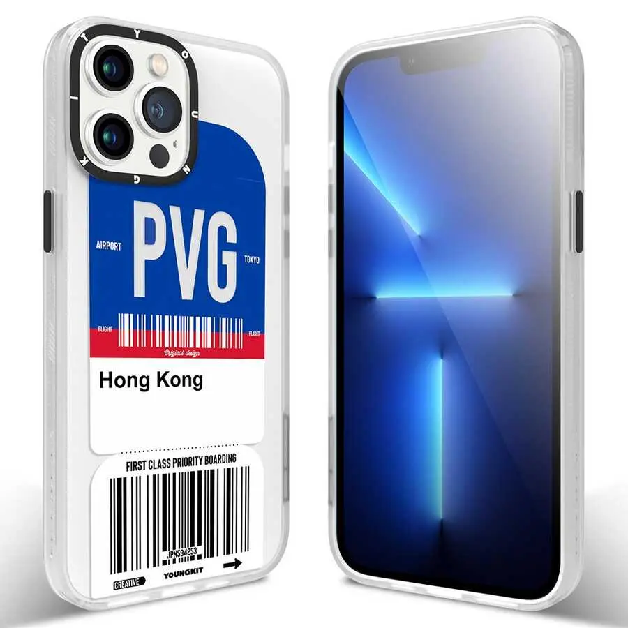 iPhone 12 Pro Max Kılıf, Desenli ve Darbe Emici Kapak - YoungKit Any Time Trip