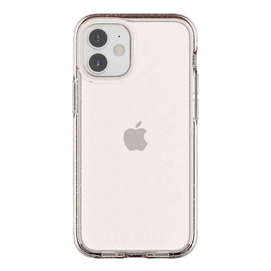 iPhone 12 Şeffaf Arka Yüzeyli Darbe Emici Kılıf - Ugly Rubber Vogue