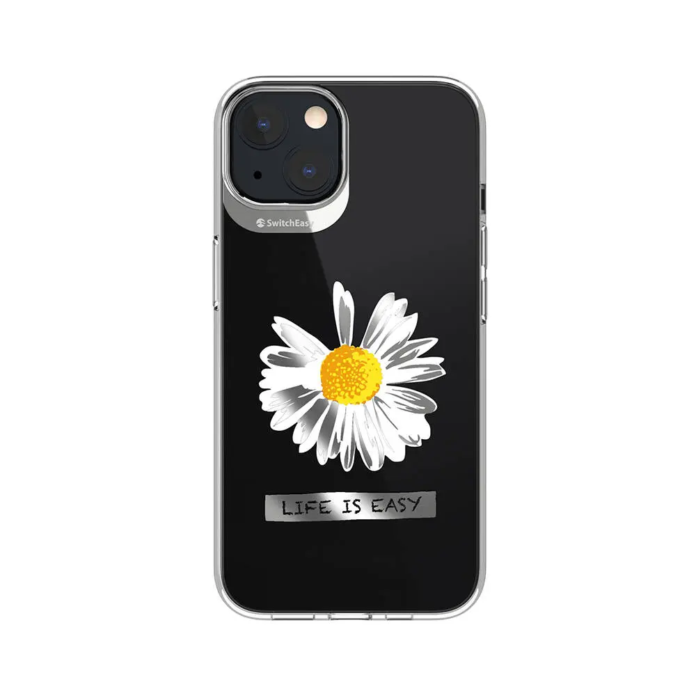 iPhone 13 Çift IMD Baskılı Lisanslı Kılıf - Switcheasy Artist Daisy