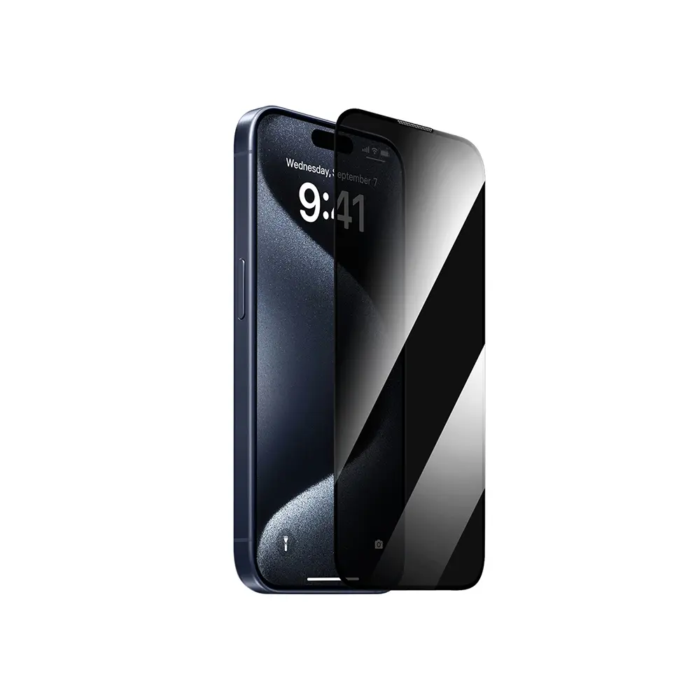 iPhone 13 Pro Max Temperli Privacy Cam Ekran Koruyucu - Wiwu GT-011