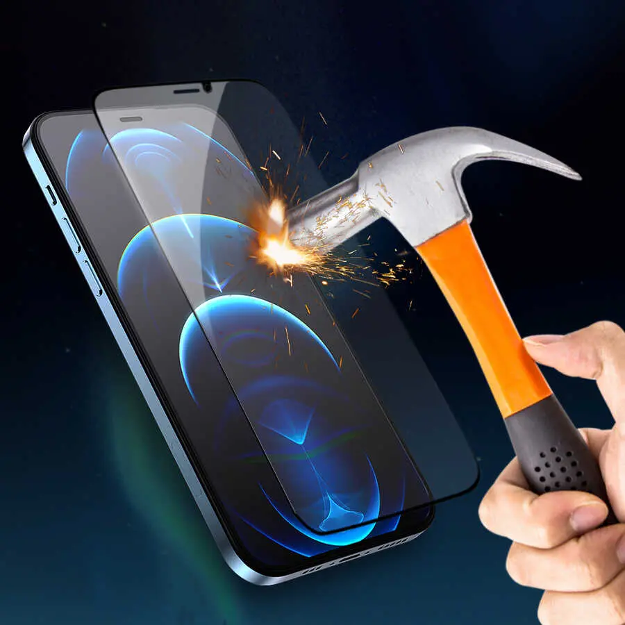 iPhone 13 Pro Max Ekran Koruyucu, 9H Alüminasilikat Cam - Wiwu iVista