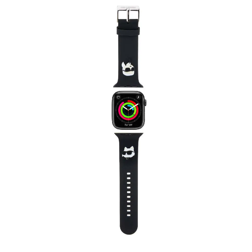 Apple Watch 38 mm Silikon Kordon - Karl Lagerfeld İkonik Logolu