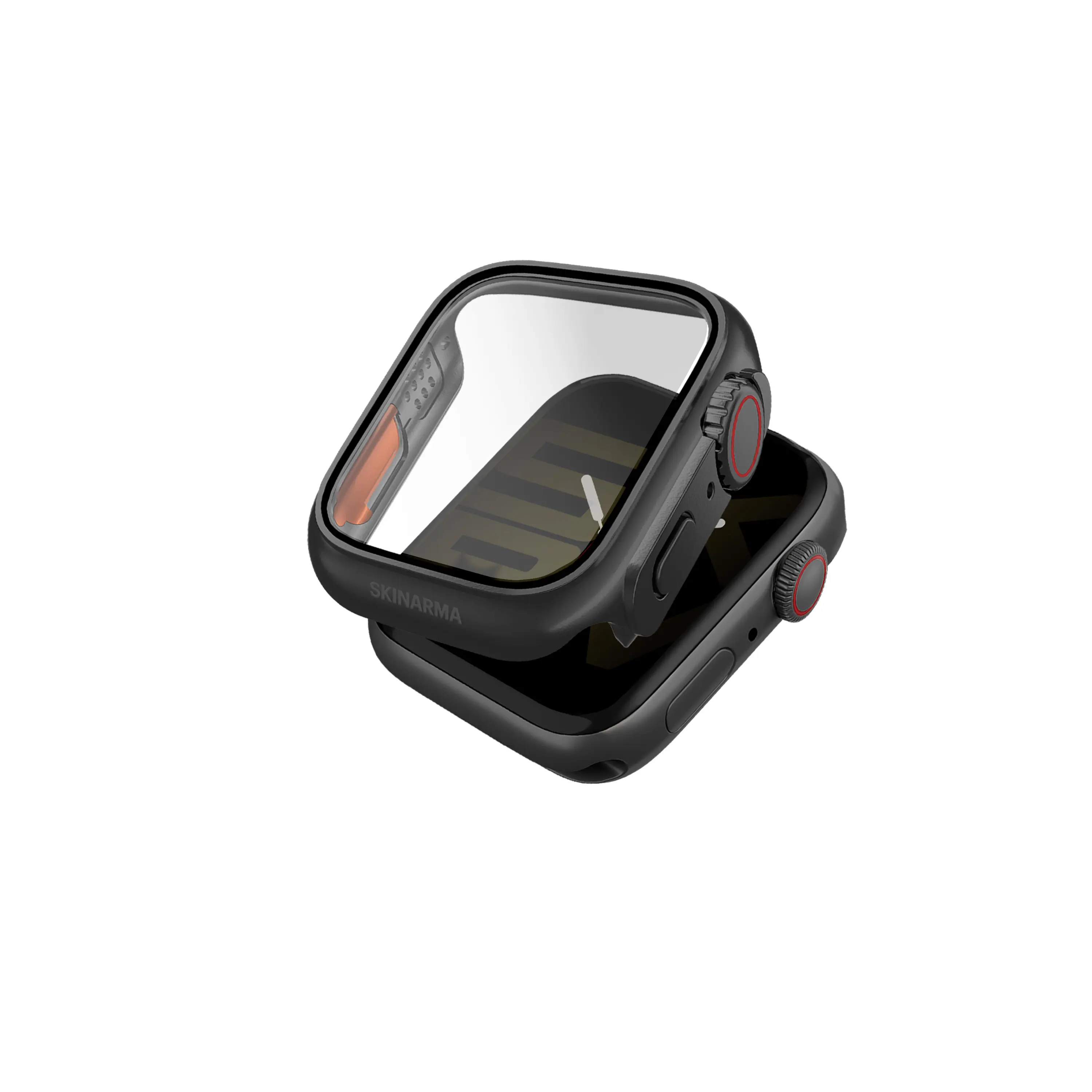 Apple Watch 44 mm Dijital Taç Korumalı Kasa ve Ekran Koruyucu - Skinarma Gado Pro