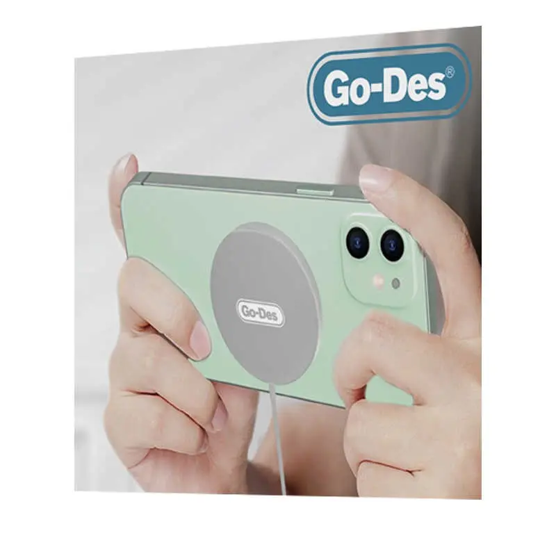 Go Des GD-UC588 MagSafe Kablosuz Şarj Cihazı, 15 W ve Type-C