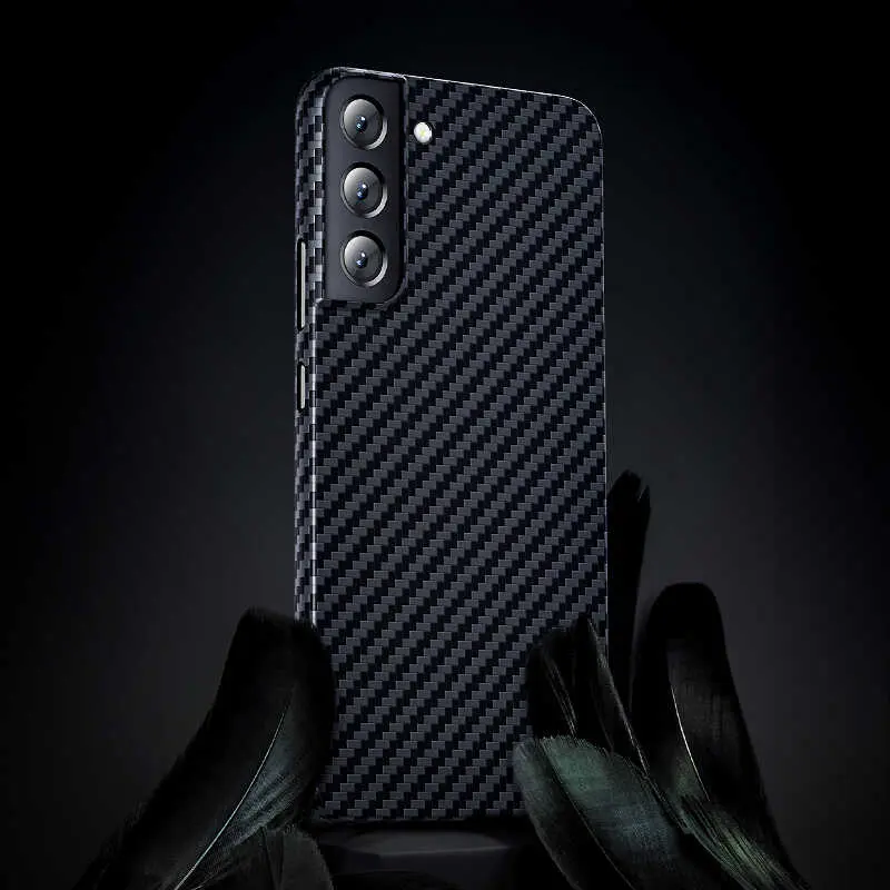Galaxy S22 Kevlar Karbon Fiber Kılıf - Benks