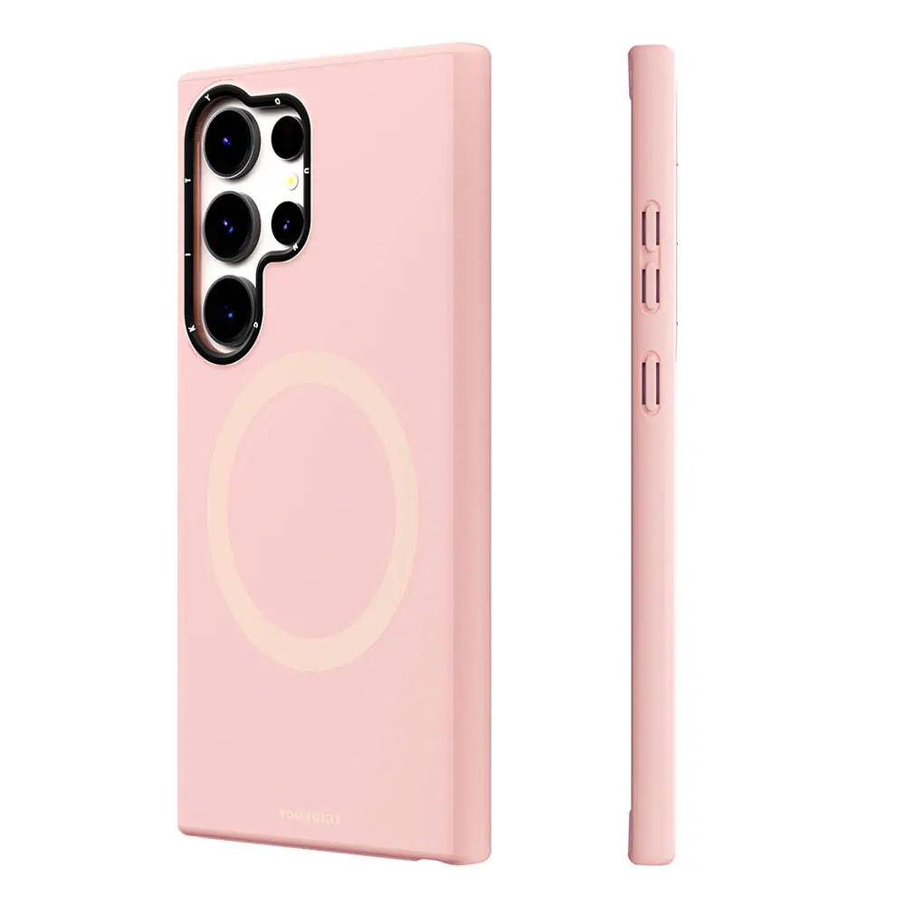 Galaxy S24 Ultra MagSafe Uyumlu Mat Kılıf - Youngkit Velvet