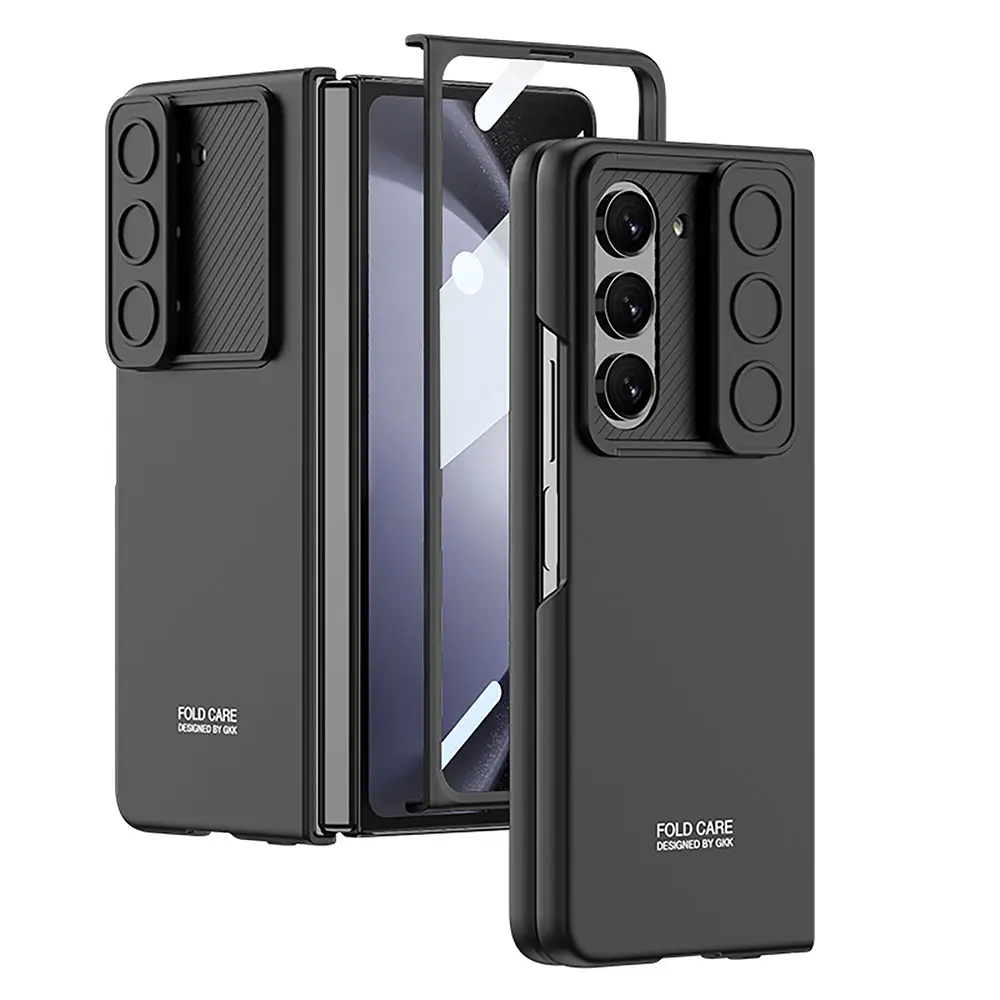Galaxy Z Fold 5 Sürgülü Kamera Korumalı Kılıf - GKK Kıpta