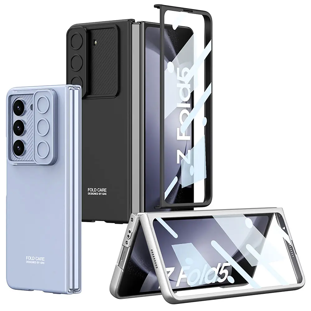 Galaxy Z Fold 5 Sürgülü Kamera Korumalı Kılıf - GKK Kıpta