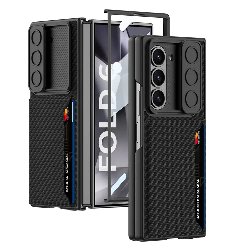 Galaxy Z Fold 6 Kamera Korumalı Kartlıklı Kılıf - GKK Kıpta