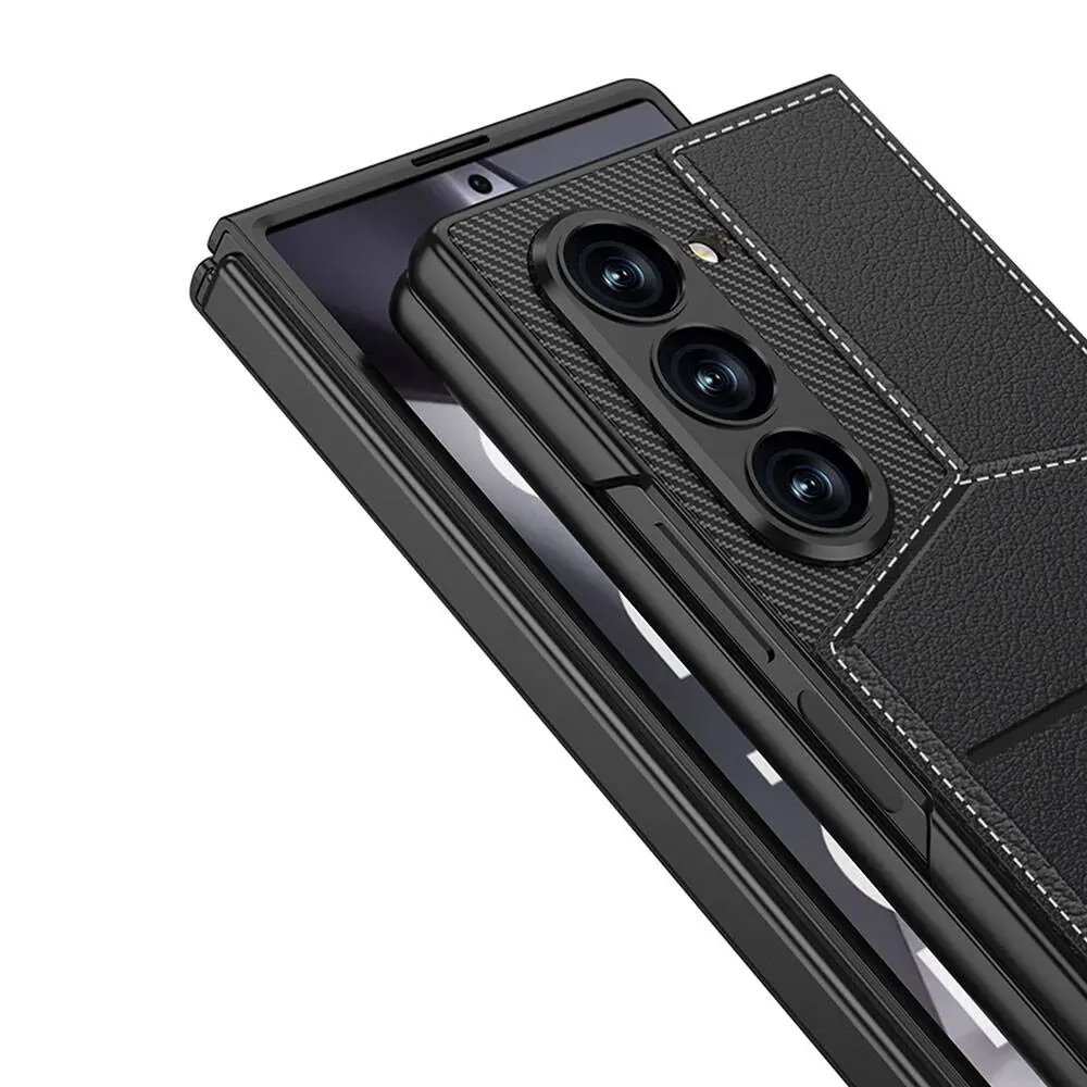 Galaxy Z Fold 6 Kartlıklı Standlı Kılıf - GKK Kıpta