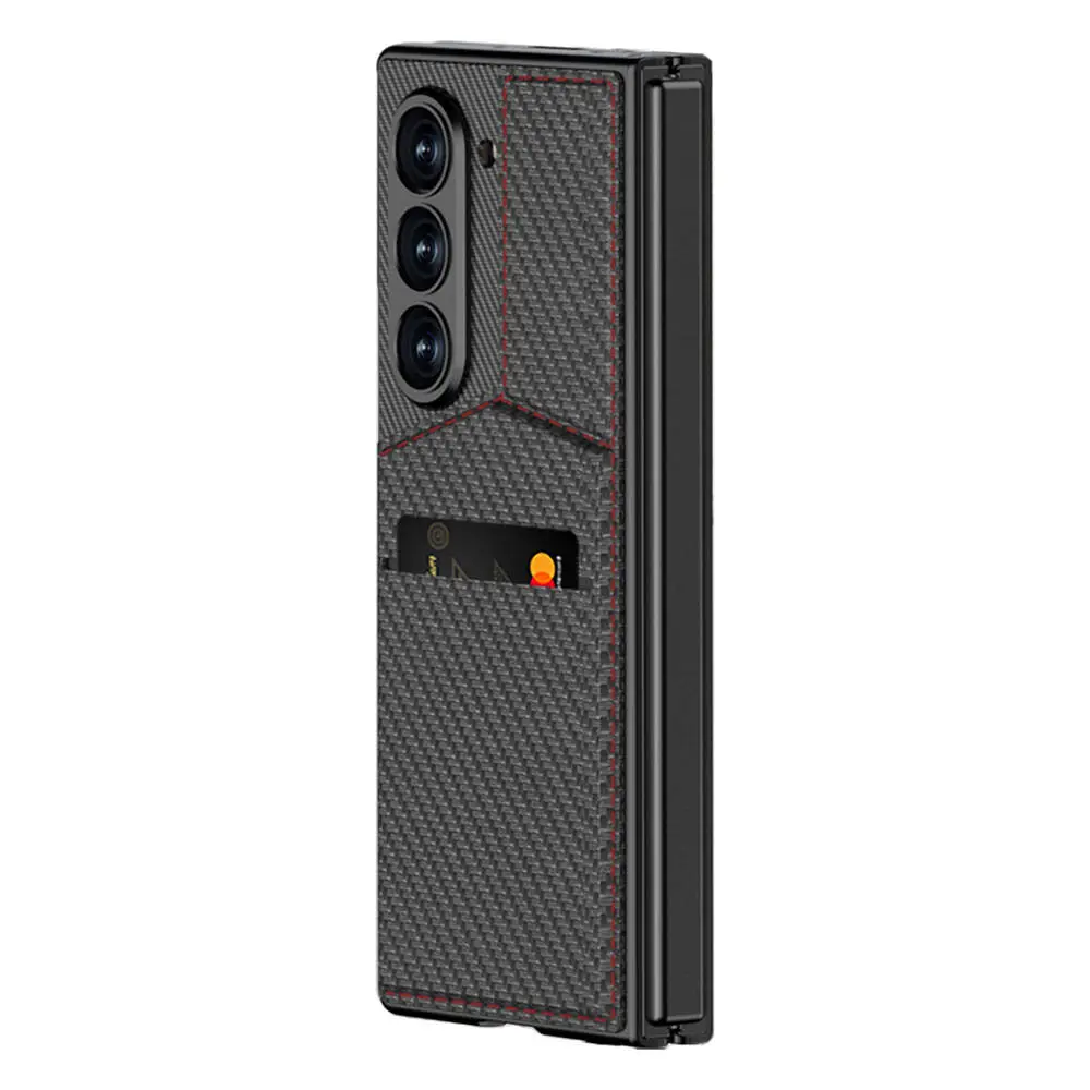 Galaxy Z Fold 6 Kartlıklı ve Standlı Kılıf - GKK Kıpta