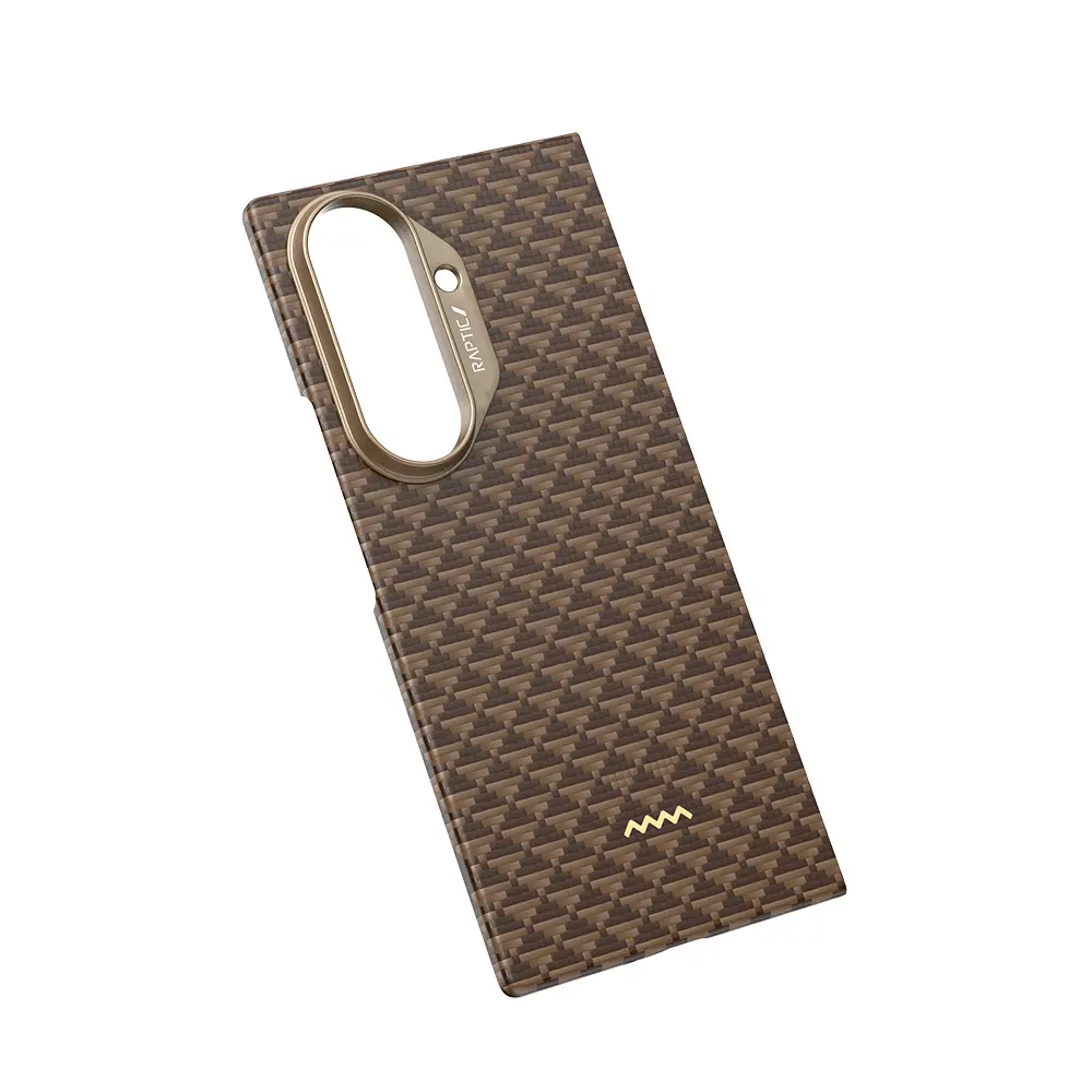 Galaxy Z Fold 7 MagSafe Uyumlu Aramid Fiber Kılıf - Raptic Aramid Skin Origin