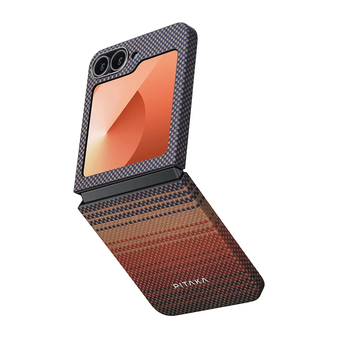 Galaxy Z Flip 6 MagSafe Uyumlu Aramid Fiber Kılıf - Pitaka Sunset