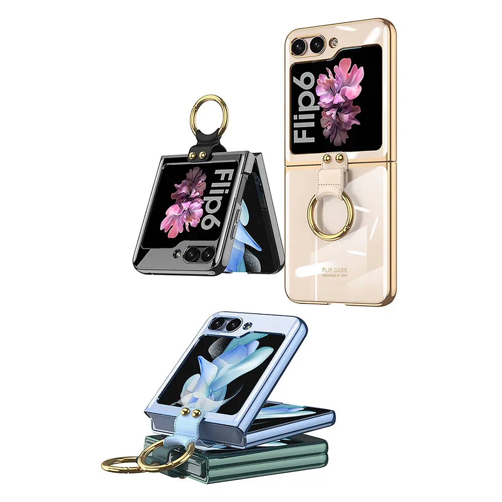 Galaxy Z Flip 6 Yüzüklü Kılıf - GKK Kıpta Kapak